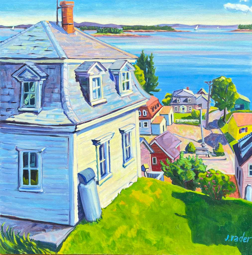 Mansard Roof View of Stonington, ME - Judy Rader