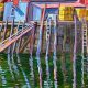 Dock at Greenhead, Stonington, ME by Judy Rader